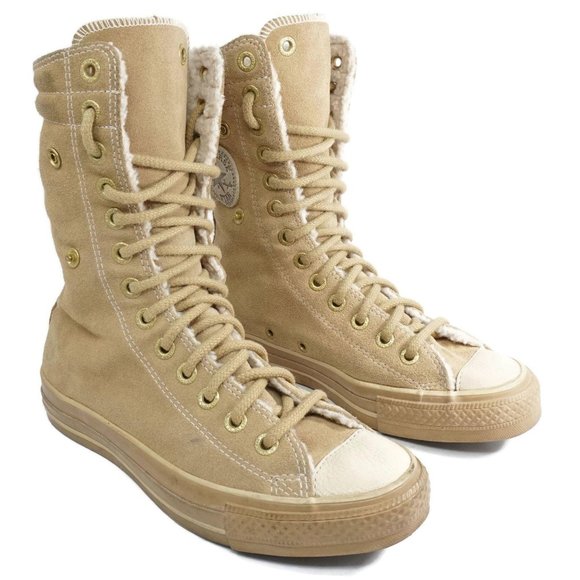 converse mid calf high tops